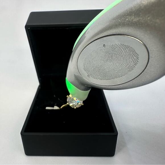 Moissanite Diamond, Yellow Gold 5 Ct Engagement Ring GRA Wedding Size 9 - Picture 3 of 10